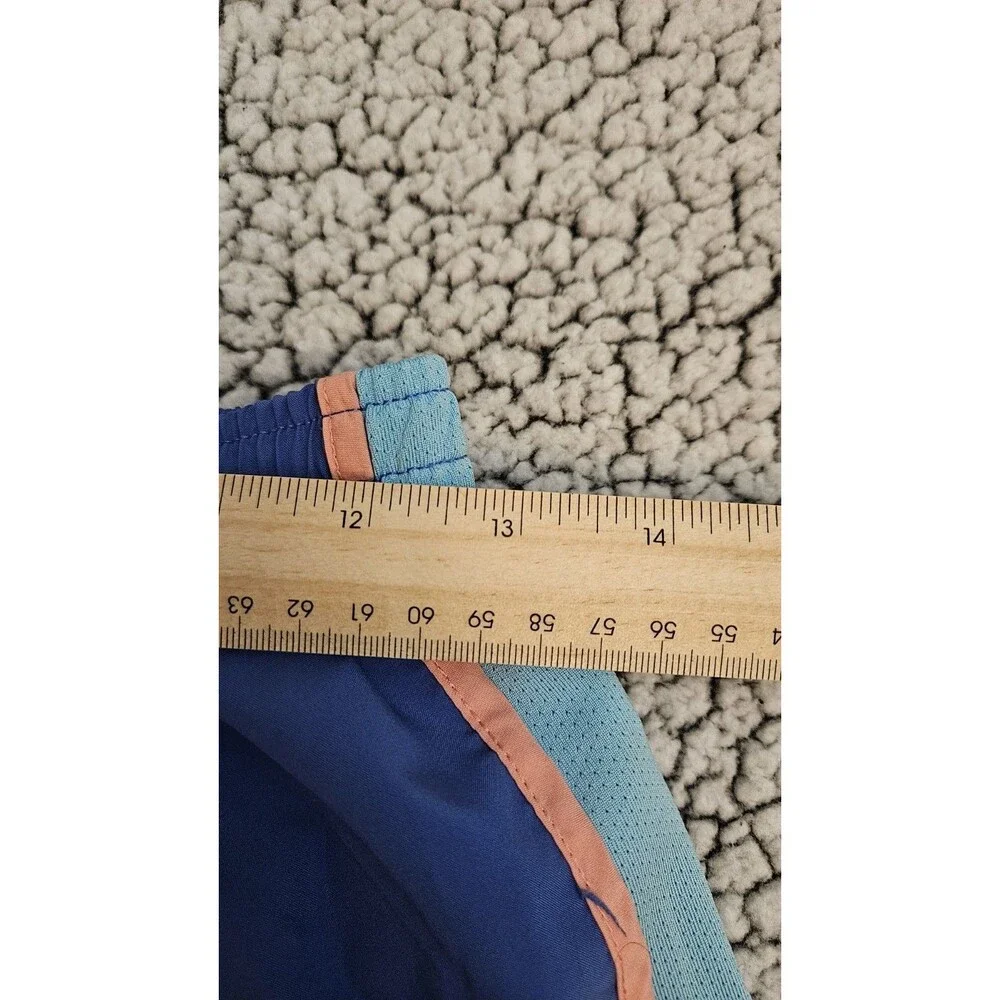 Nike Girls XL Blue Pink Dri-FIT Tempo Running Athletic Shorts Mesh Trim Built-In